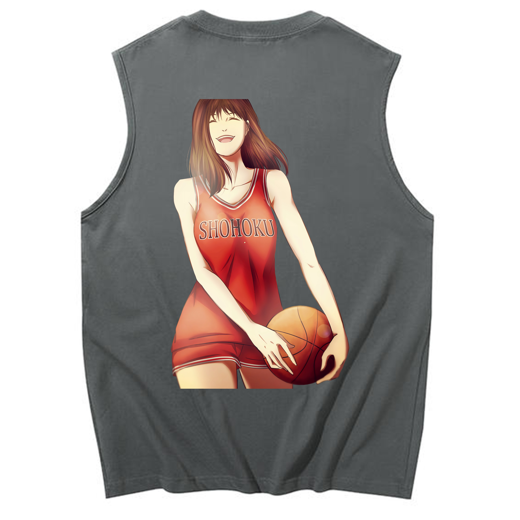 （画像用） SLAM DUNK／スラムダンク コットン100％タンクトップ（背面プリント）